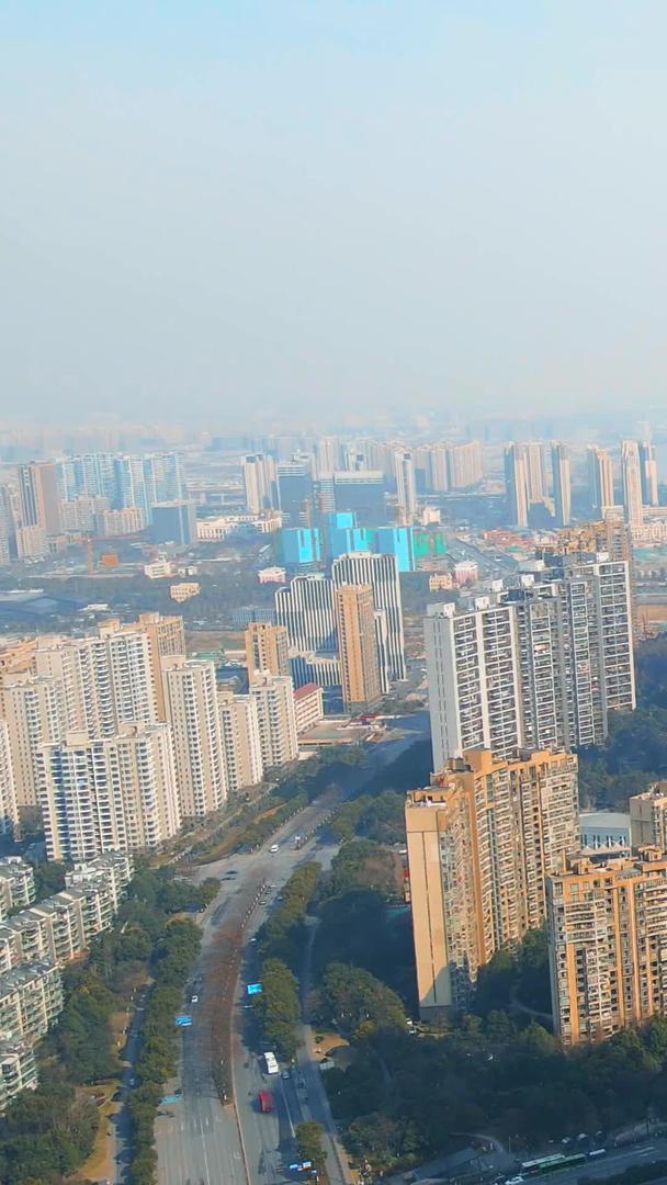 杭州国际金融中心航拍建筑视频的预览图