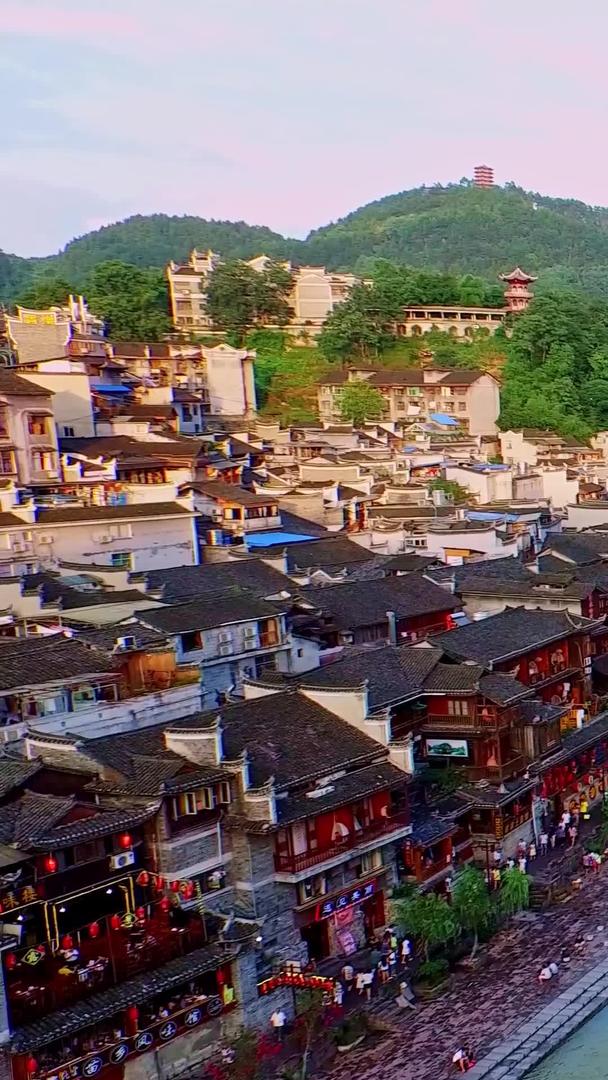 【旅游宣传片】湖南航拍凤凰古城桥集合视频的预览图