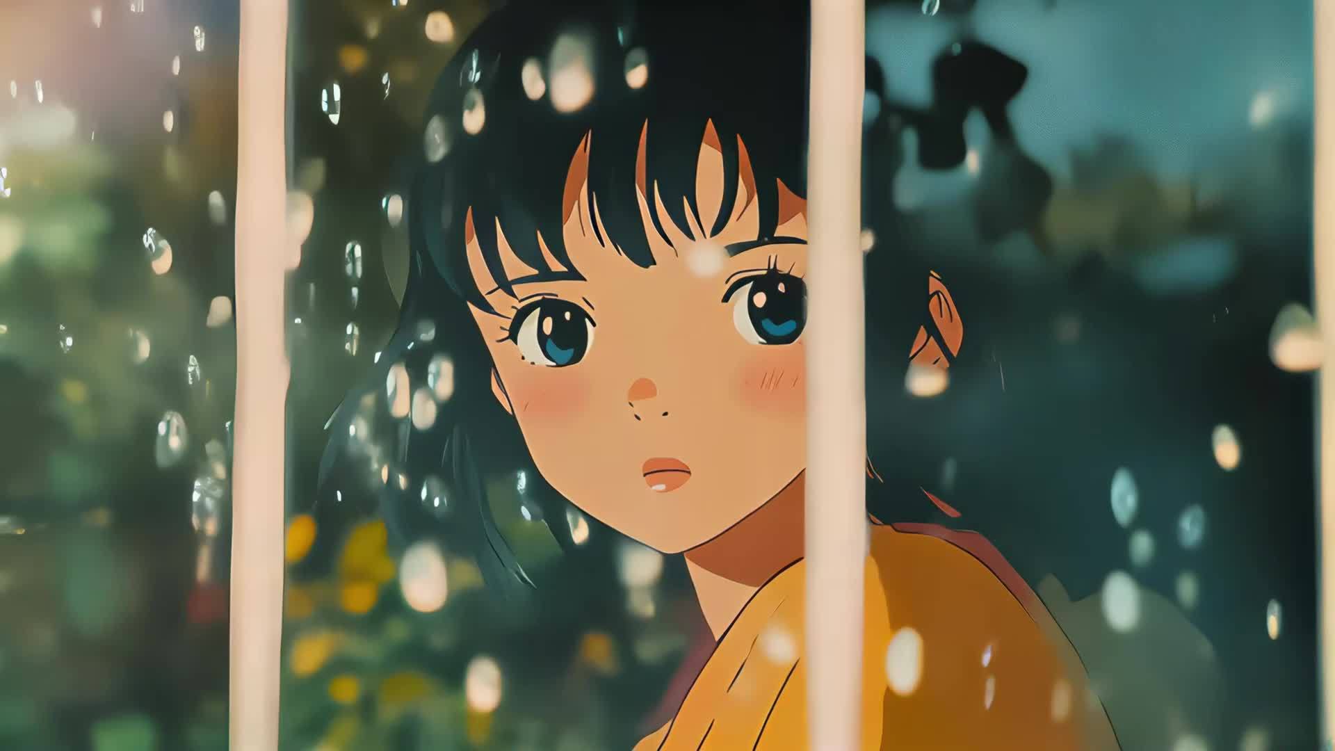 雨中动漫少女视频的预览图