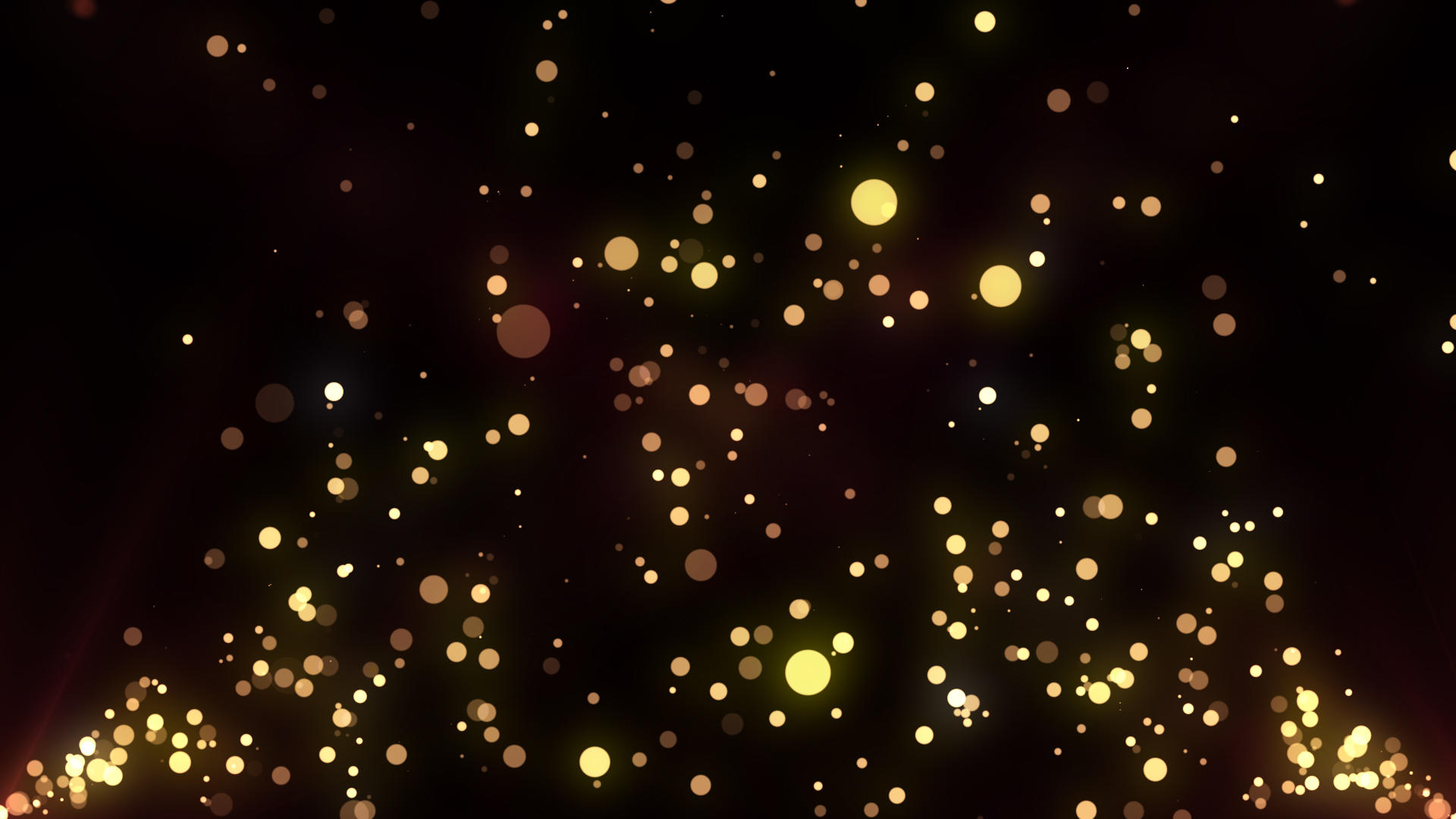 金色闪烁粒子背景视频的预览图