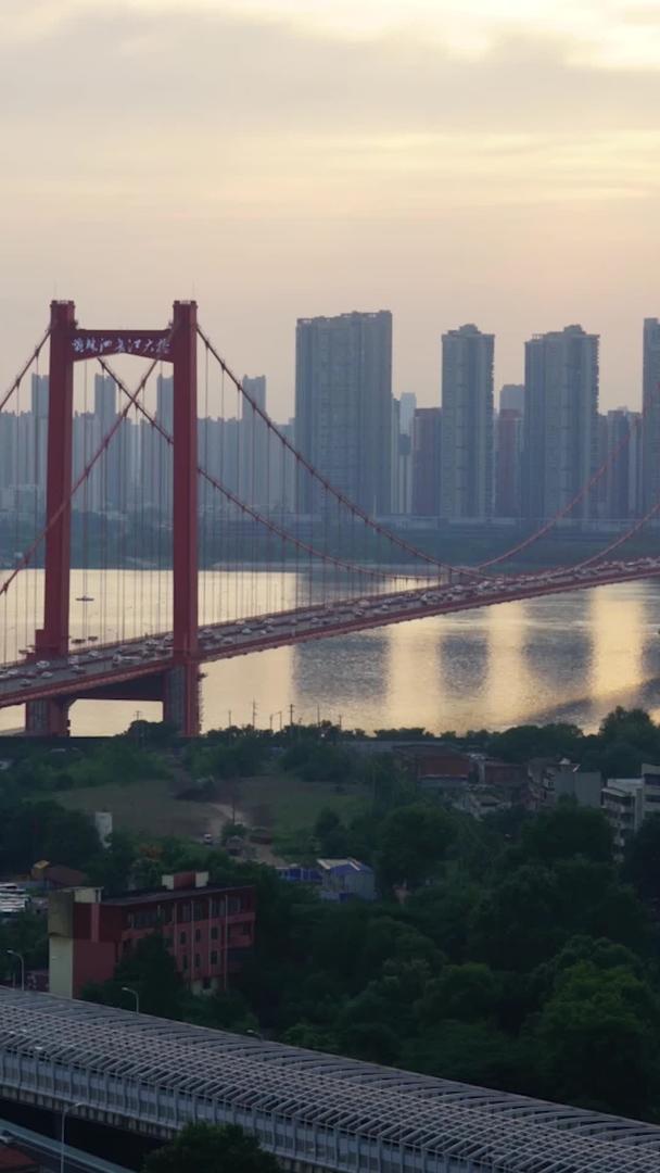 长江大桥武汉鹦鹉洲视频的预览图
