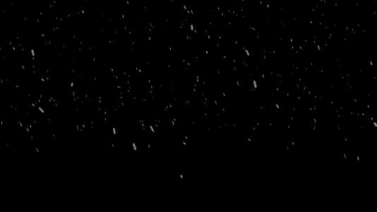 漫天飞舞雪花粒子（顶部）视频的预览图