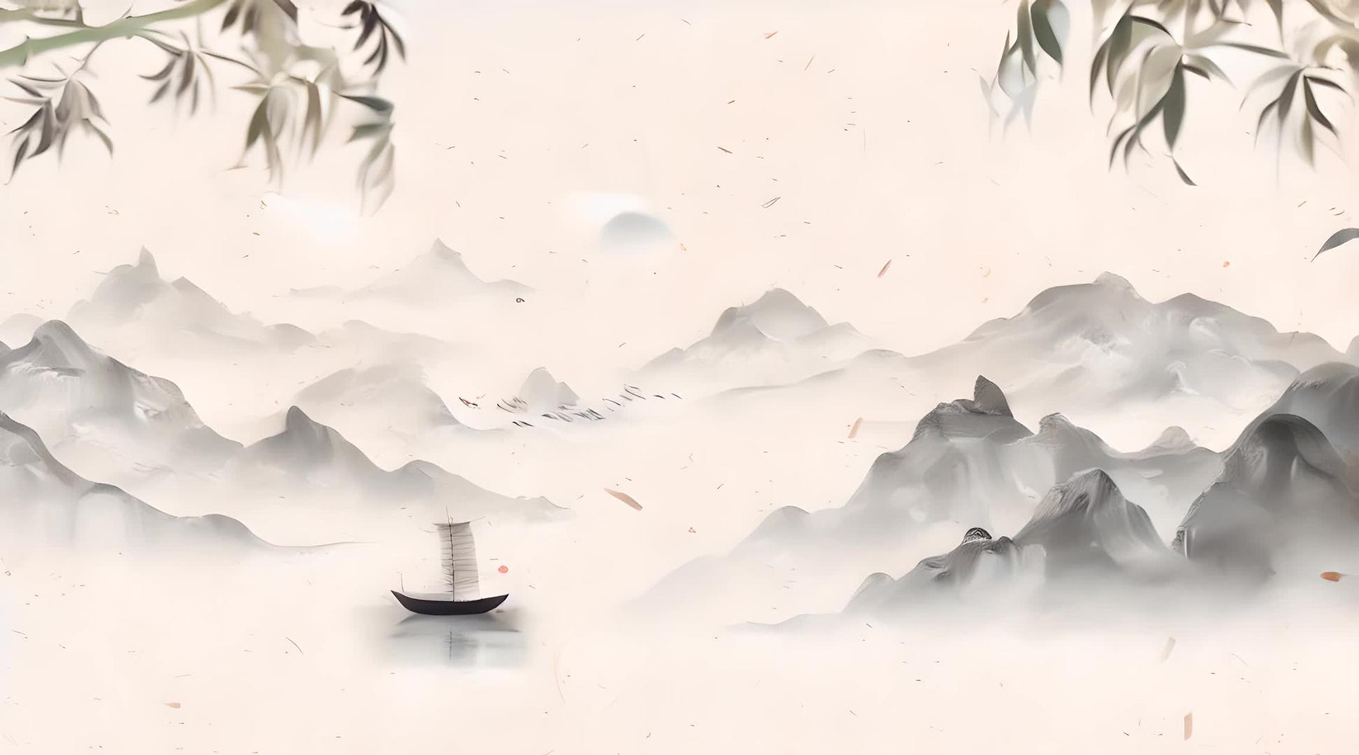 中国风背景视频的预览图