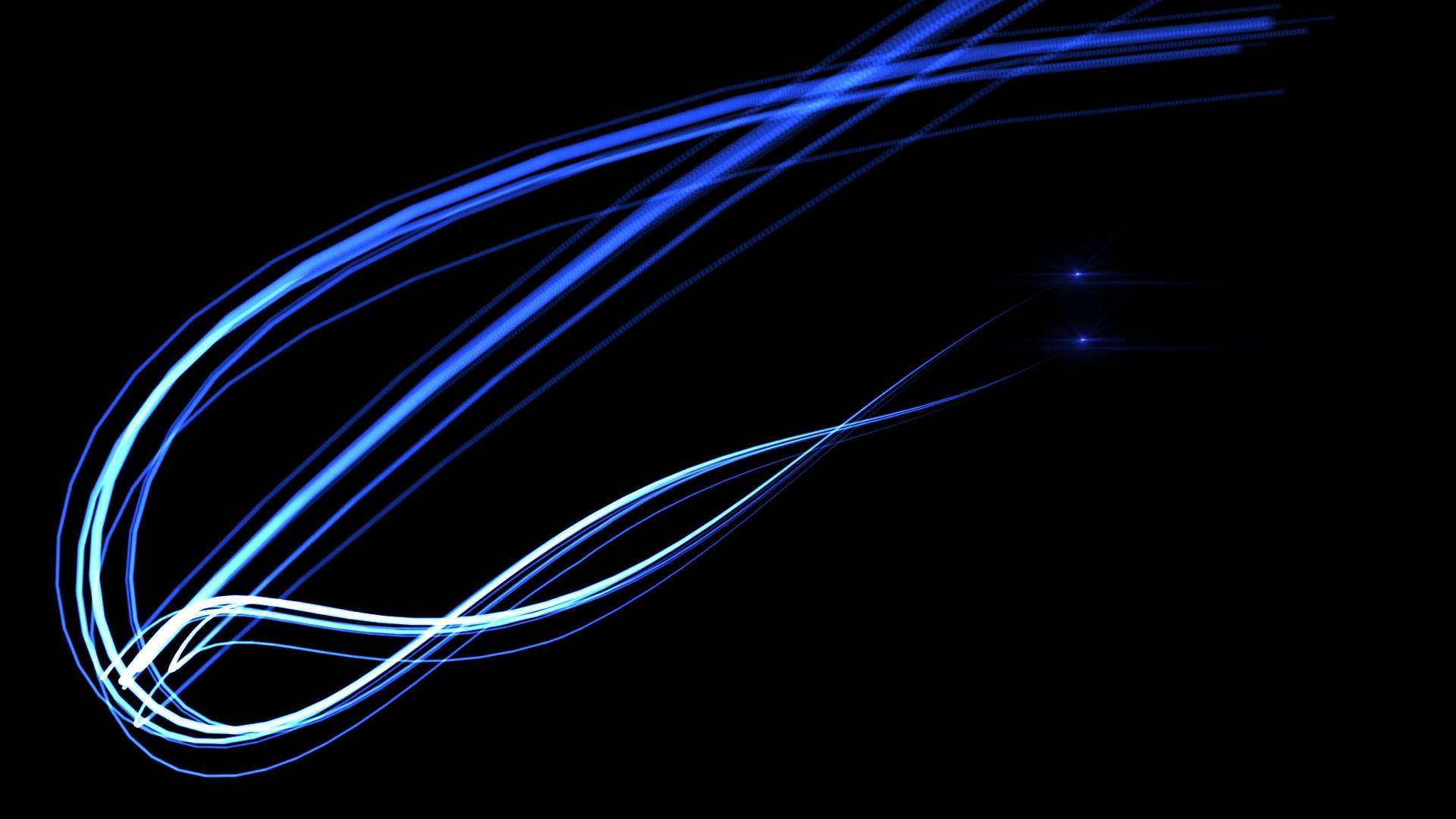 科技感蓝色光效粒子转场视频元素视频的预览图