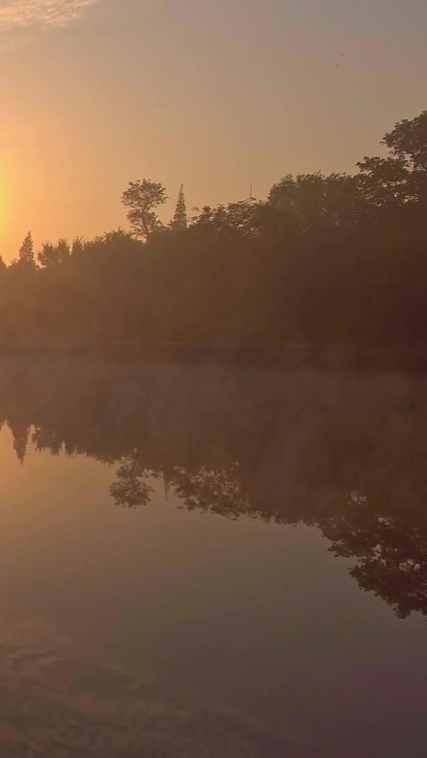 瘦西湖日落倒影视频的预览图