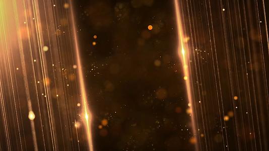 金色粒子光线颁奖年会背景视频的预览图