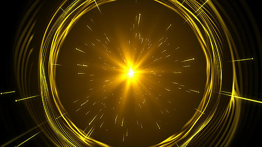 4K金色空间粒子年会颁奖背景视频的预览图