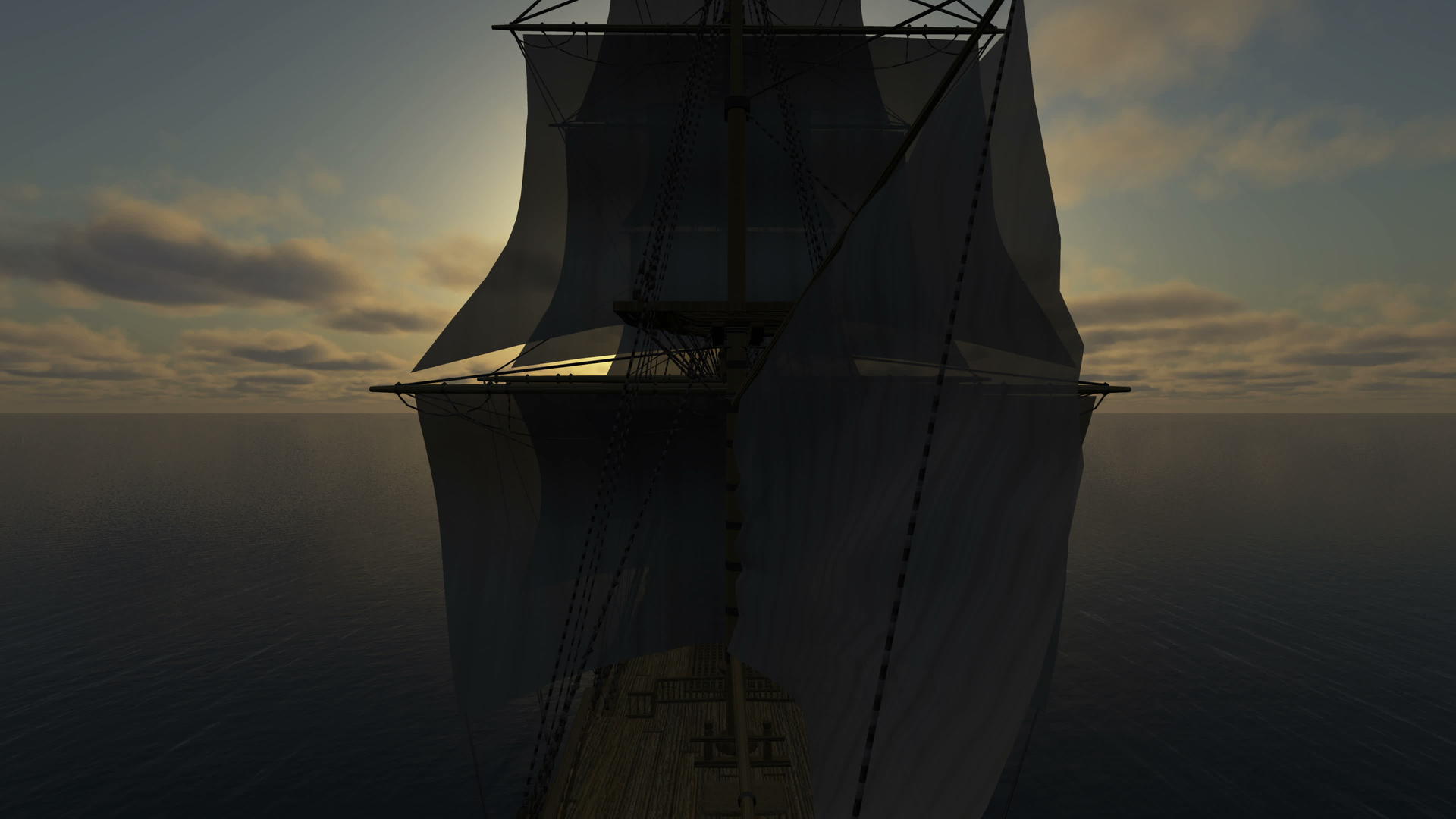 海洋和旧船的日落视频的预览图