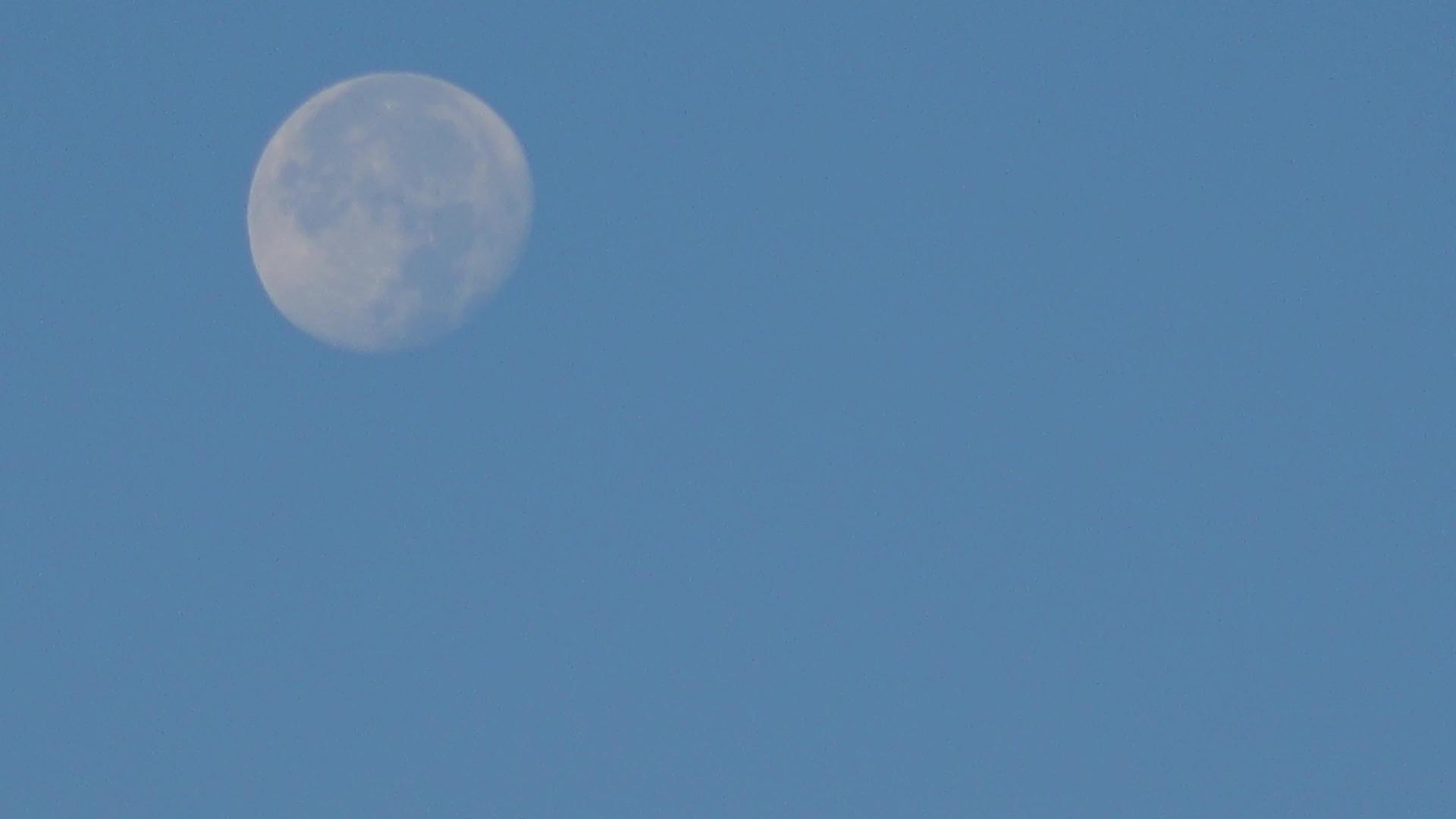 蓝天的月亮背景视频的预览图