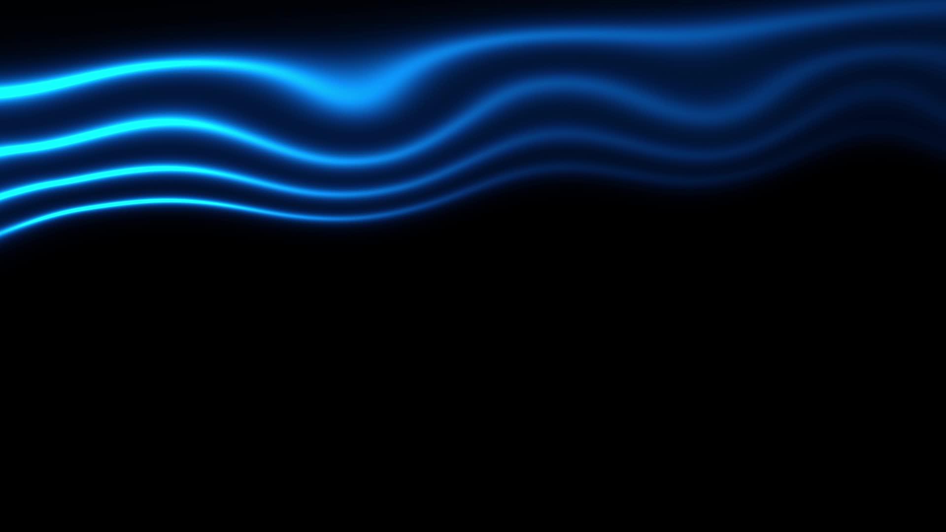 不规则的混合移动以黑色背景为蓝线视频的预览图