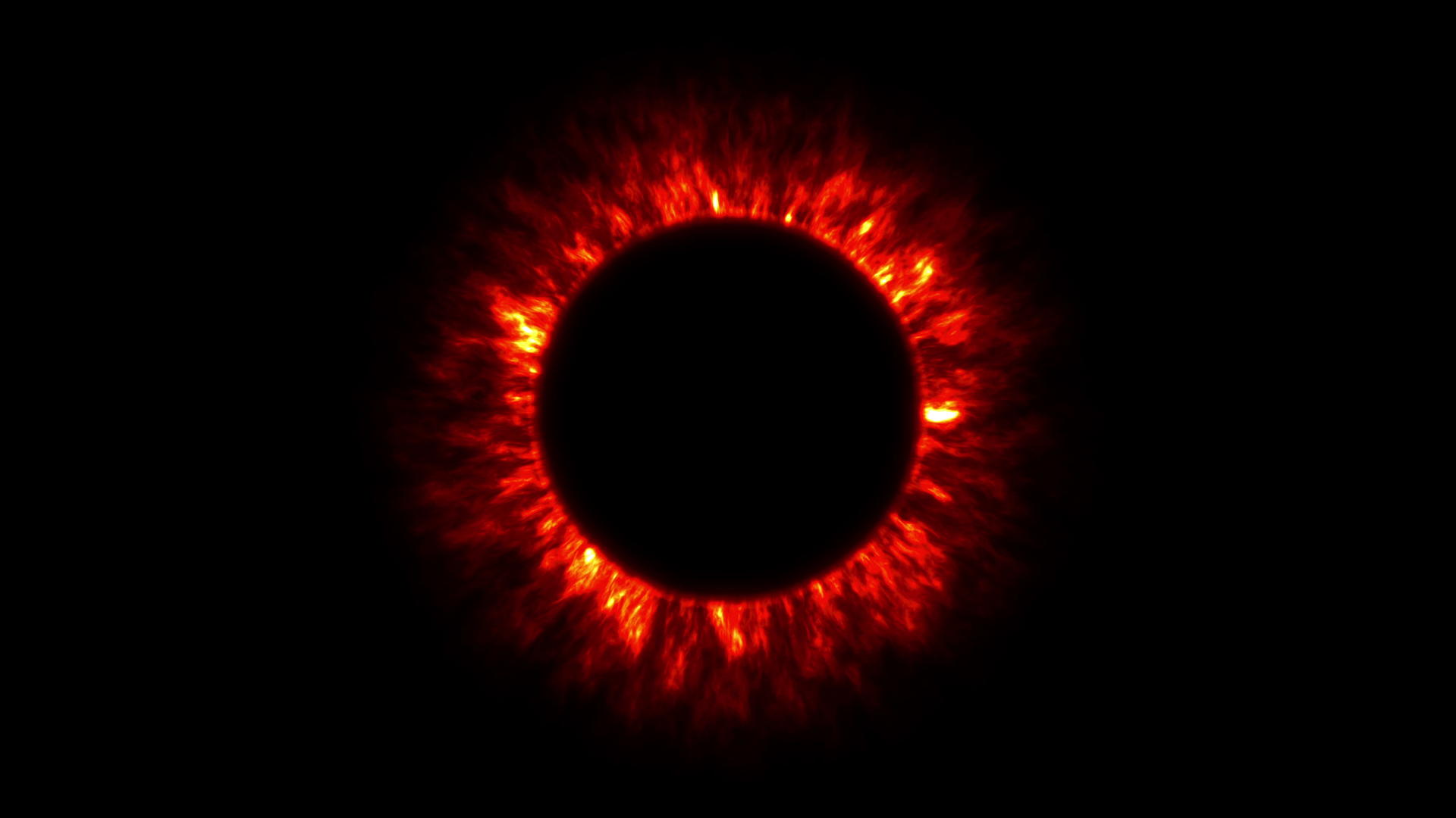 日食日冕4k视频的预览图