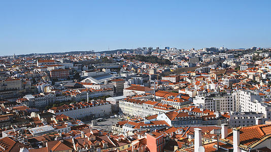 葡萄牙首都里斯本城市全景视频的预览图