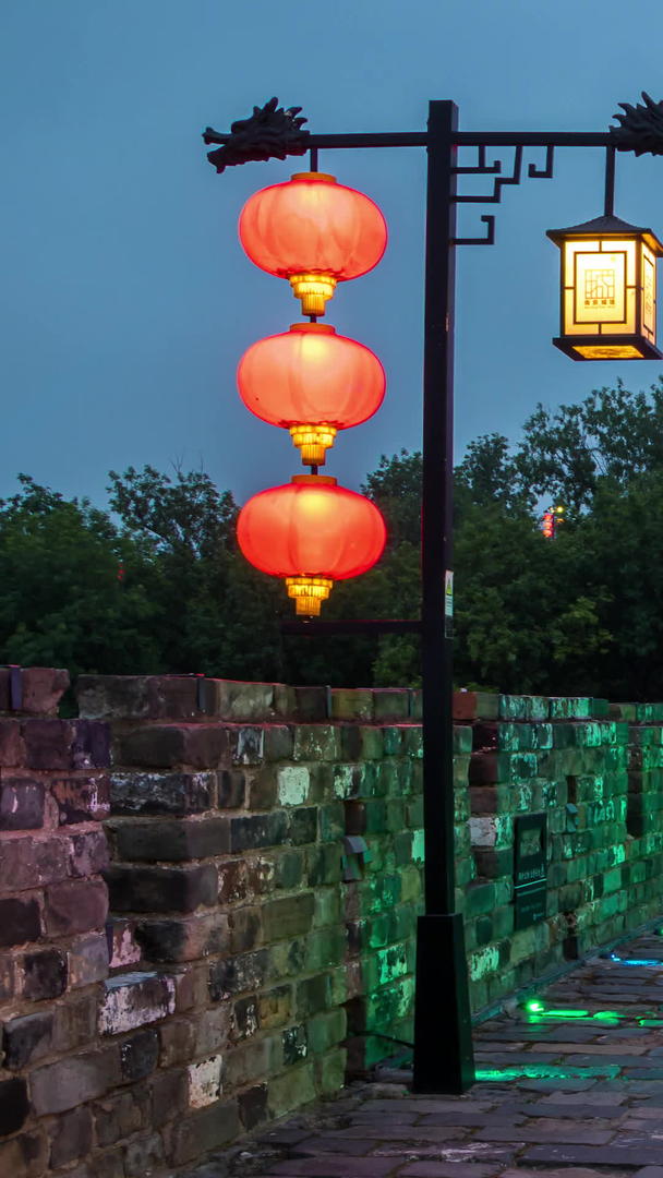 延迟南京明城墙夜景视频的预览图