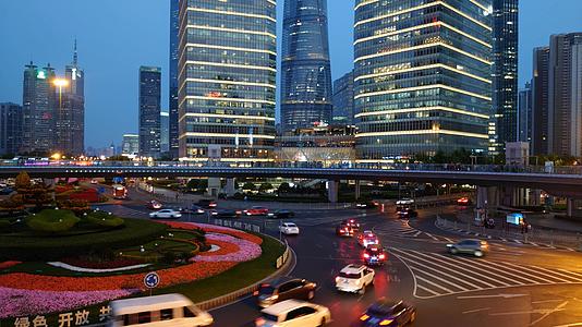 上海东方明珠环路交通视频的预览图