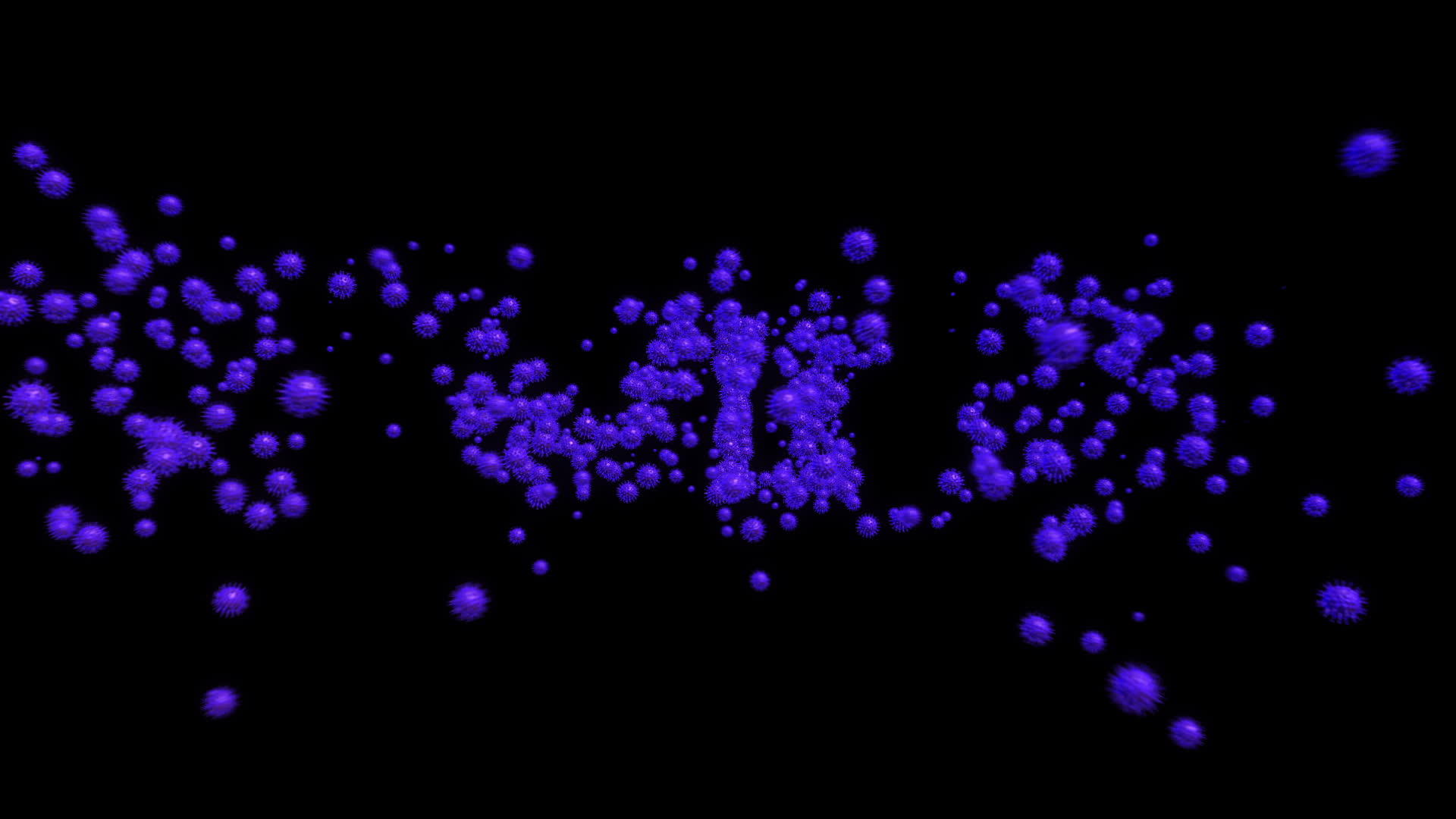 紫细胞飞向形成文本视频的预览图