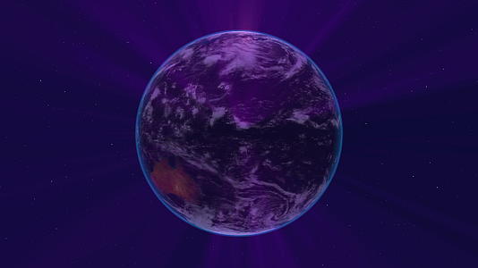 地球轨道之夜4k视频的预览图