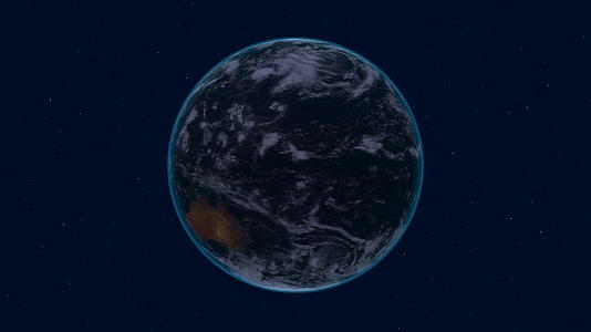 地球轨道之夜4k视频的预览图