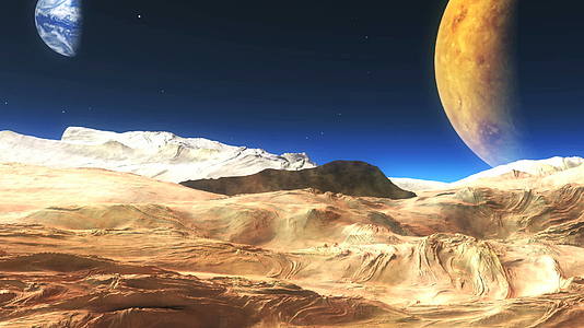 火星行星表面视频的预览图