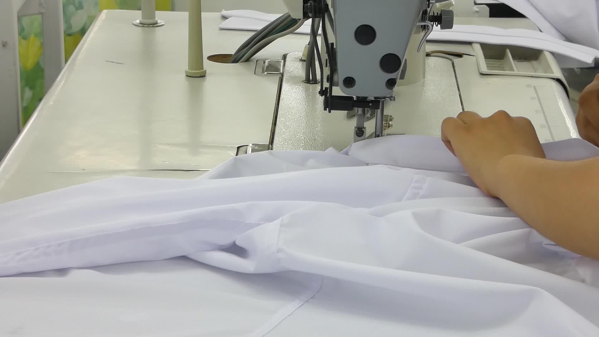 纺织厂缝纫衬衫车间视频的预览图