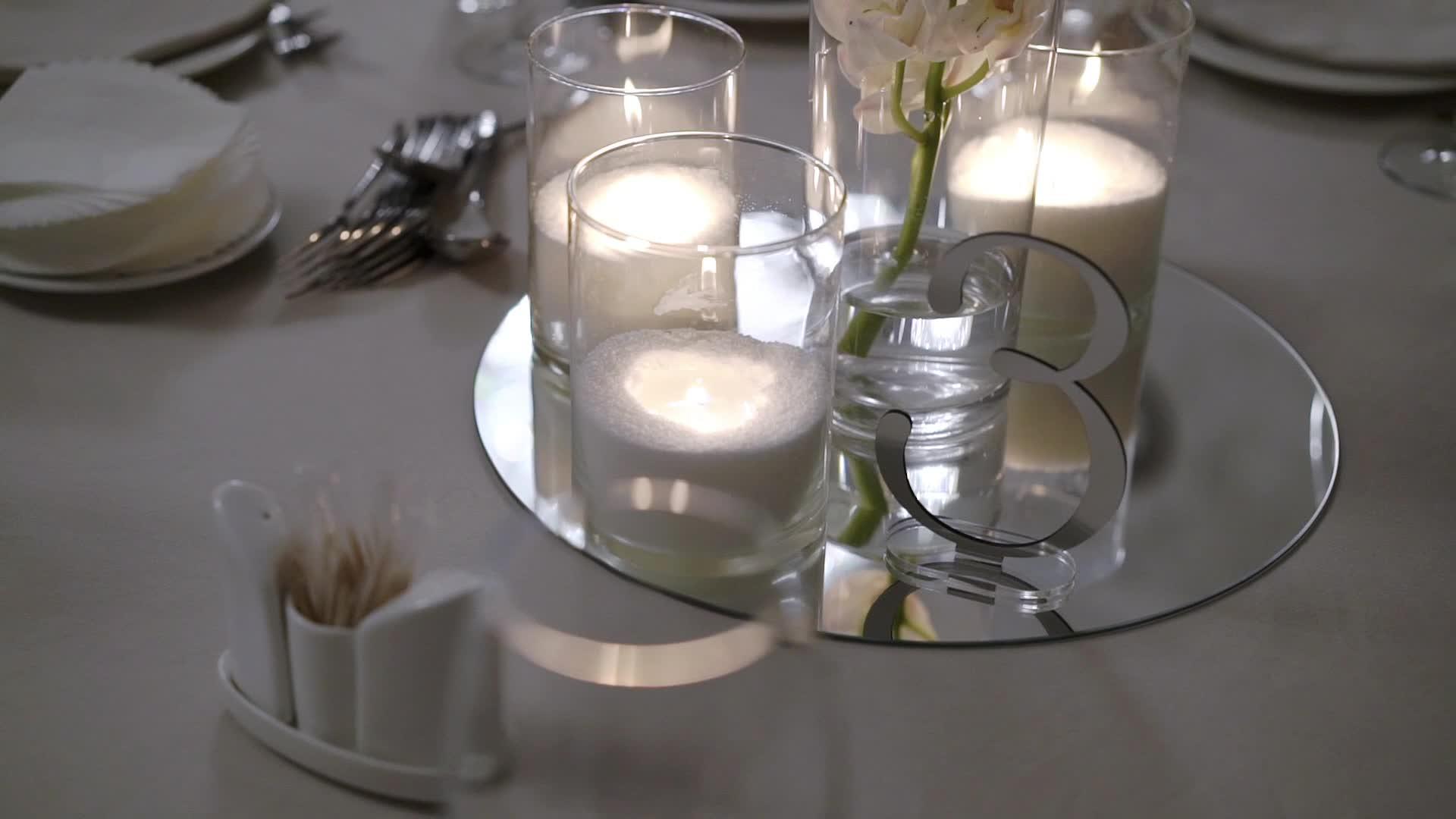婚礼用蜡烛装饰视频的预览图