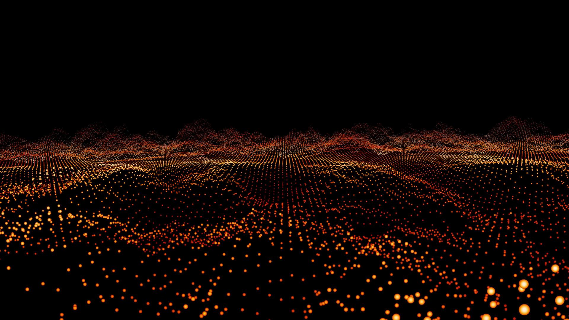 未来抽象熔岩火焰波形声音音频音乐球振荡化波技术视频的预览图