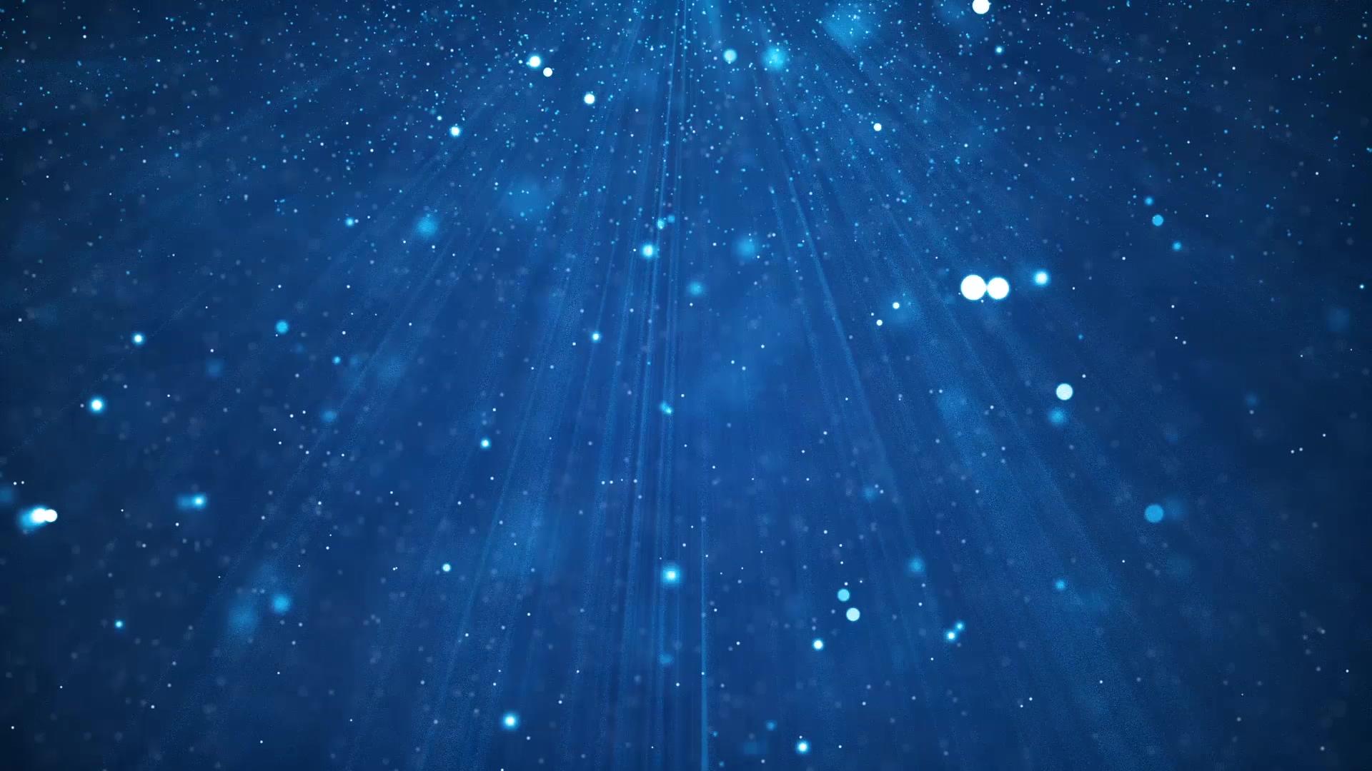蓝色粒子年会背景视频的预览图