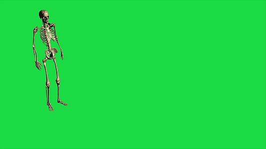 3D在绿色屏幕上投掷手榴弹的动画视频的预览图