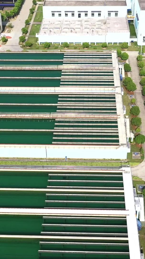 自来水厂航拍水循环系统视频的预览图