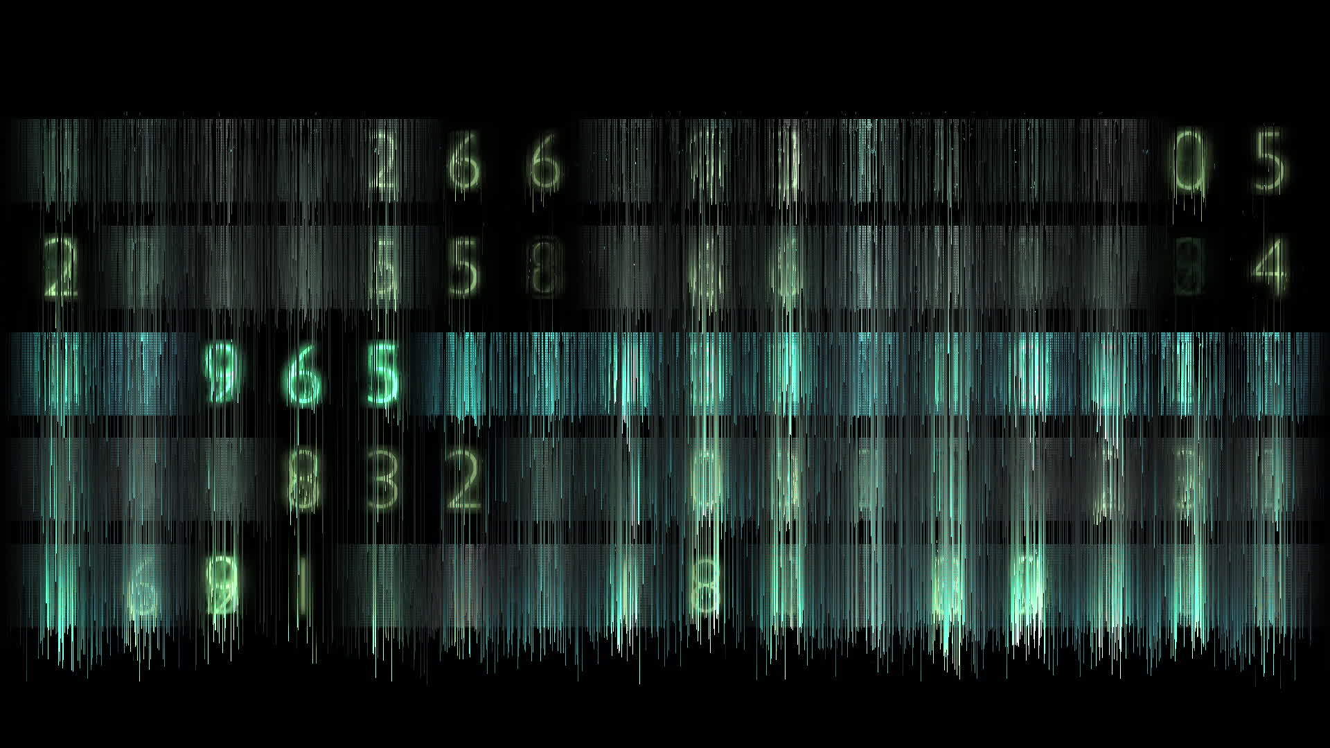 抽象屏幕数字像素排序噪声视频的预览图