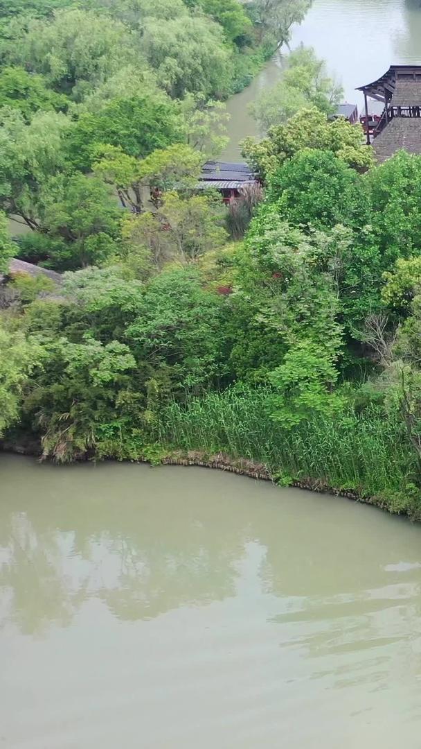 杭州西溪湿地航拍视频视频的预览图
