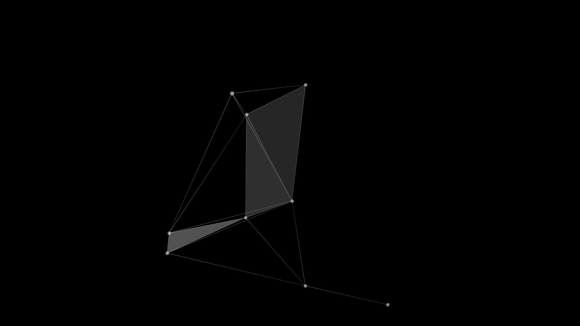 黑色背景hd黑色背景的三维连接点hd视频的预览图