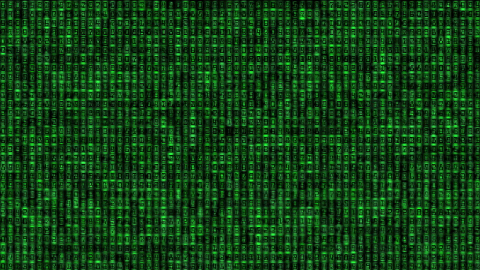 绿色矩阵数据视频的预览图