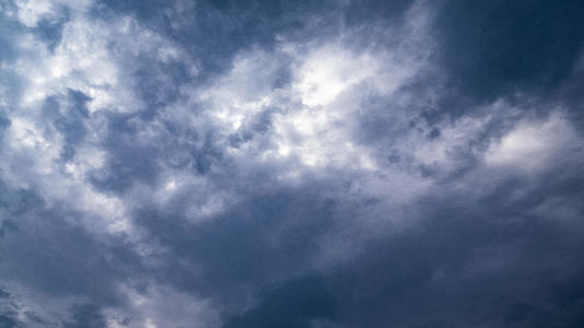 4k阴天的乌云密布延时摄影视频的预览图