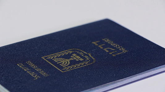 旋转等离子护照的白色背景视频的预览图