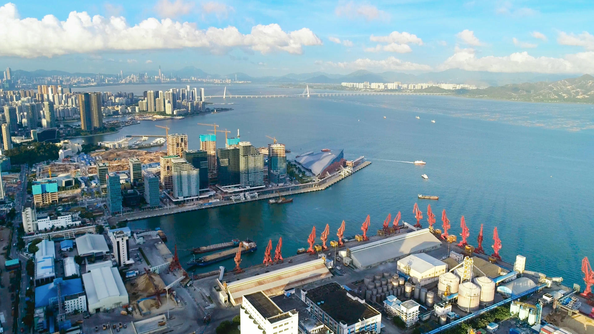深圳太子湾邮轮母港4K视频的预览图