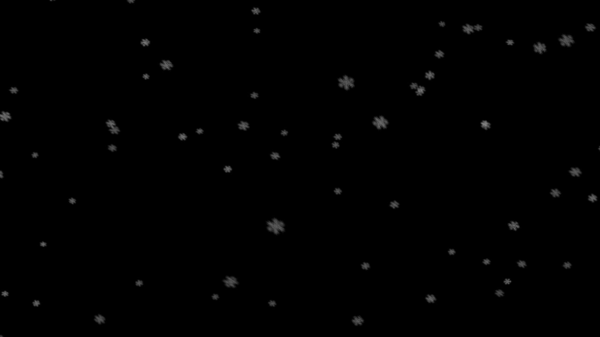 黑色背景下雪视频的预览图
