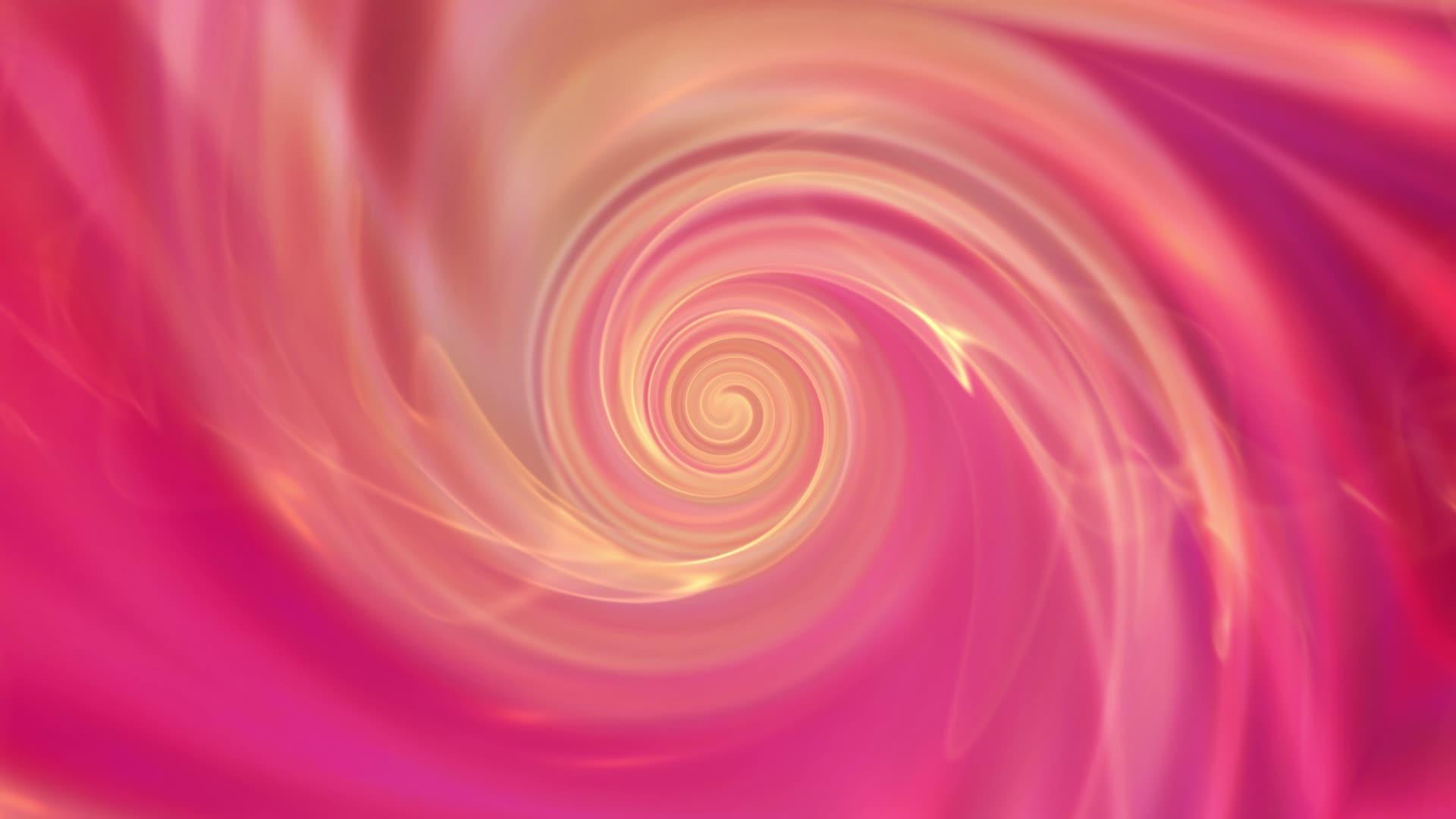 带有滚动螺旋的抽象粉色背景视频的预览图