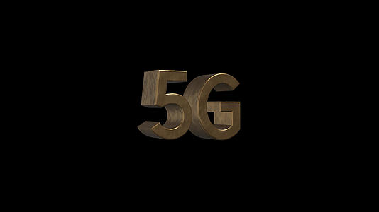 金色5G素材（带透明通道）视频的预览图