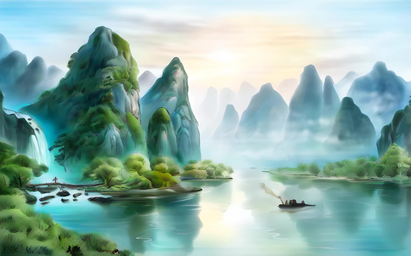 桂林山水视频的预览图