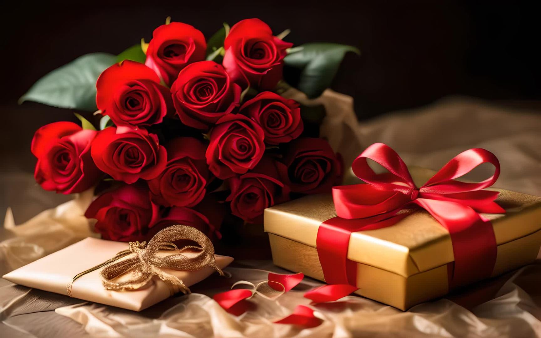 520情人节红玫瑰礼物视频的预览图