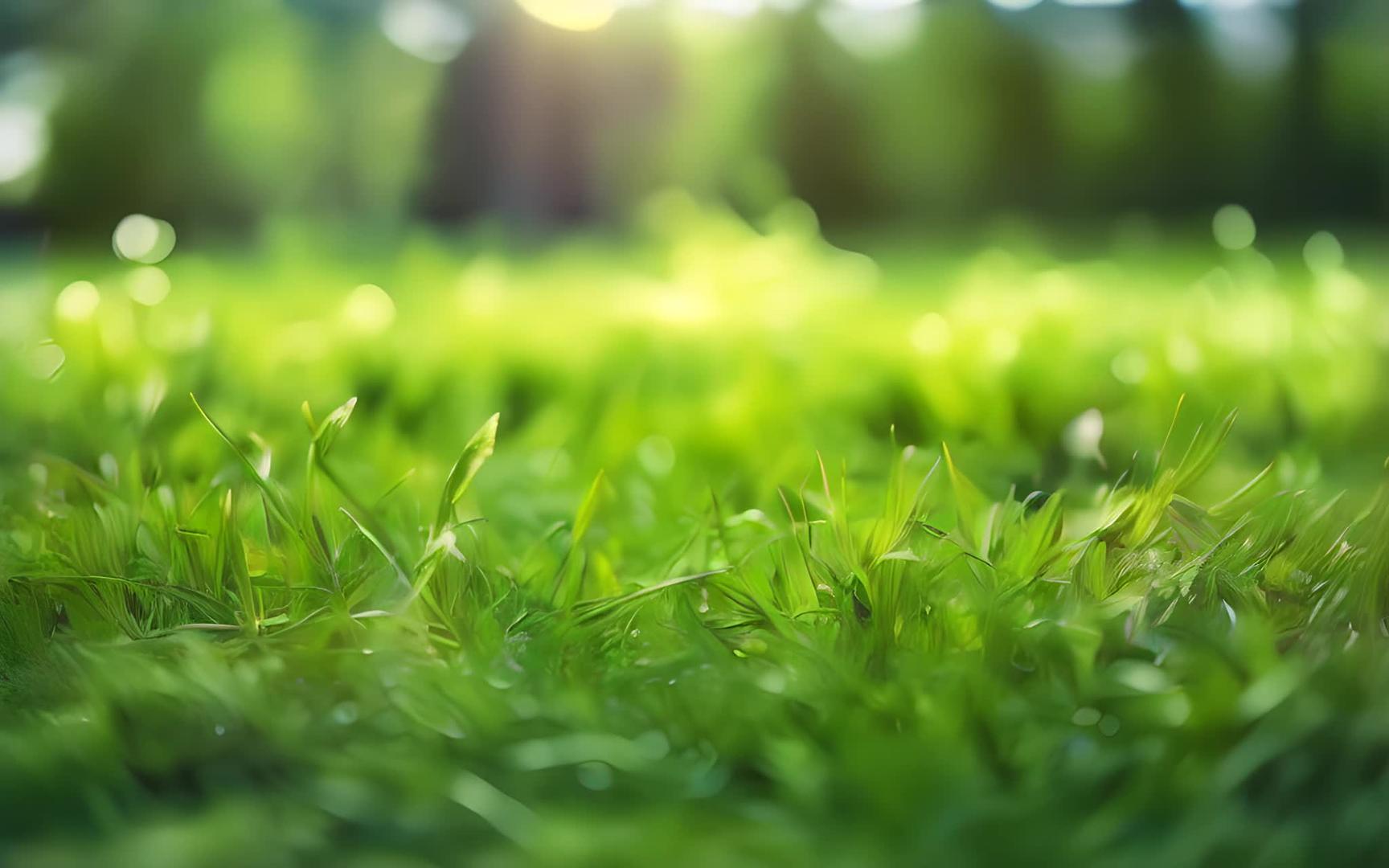 夏天清新的绿草草原生命力视频的预览图