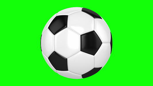 足球的绿色背景视频的预览图