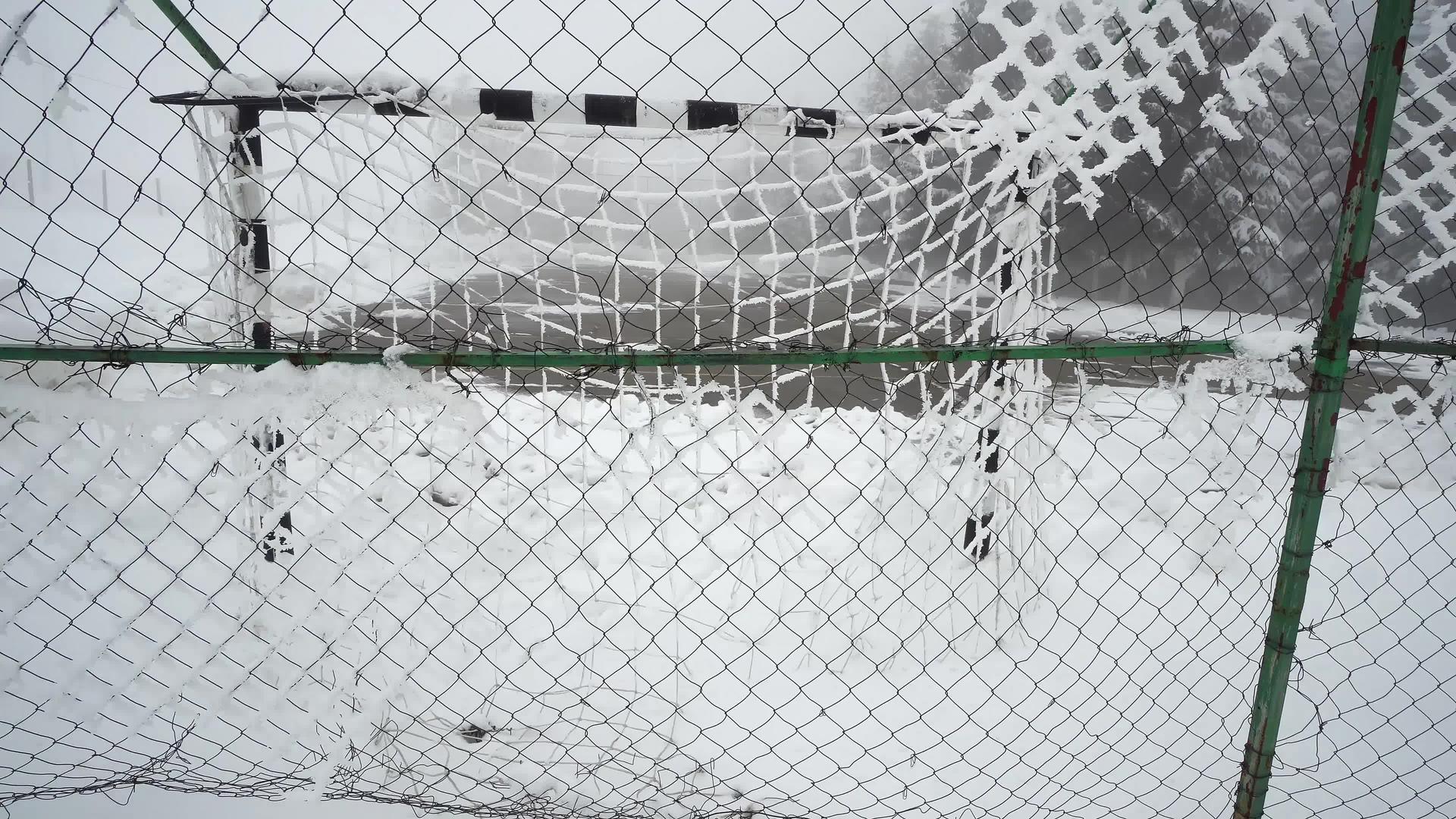 练习手球或足球的场地包括雪雪视频的预览图