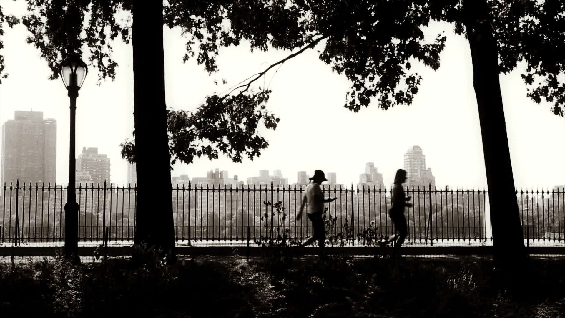 纽约中央公园的跑步者和跑步者保持健康视频的预览图