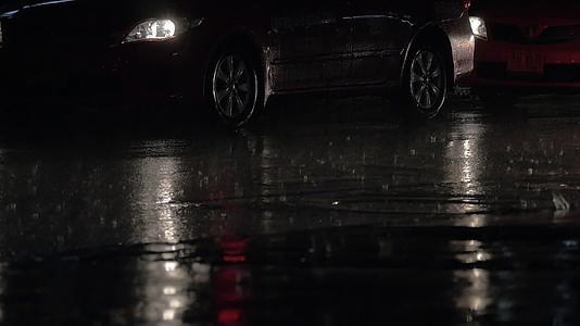 雨夜汽车交通视频的预览图