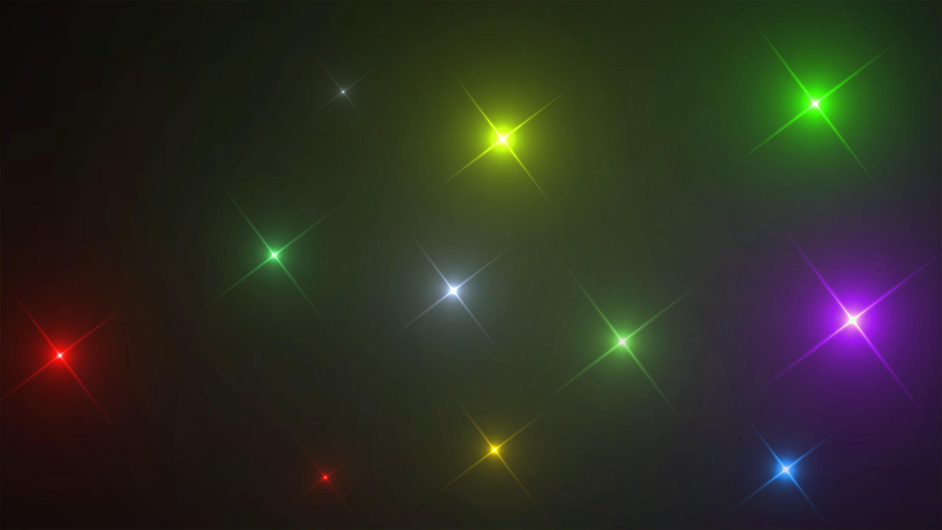 4K星光闪耀动画元素视频的预览图
