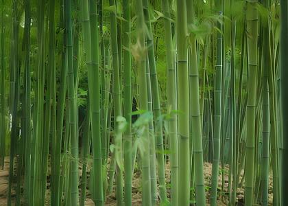 春天的植物花草树木竹林视频的预览图