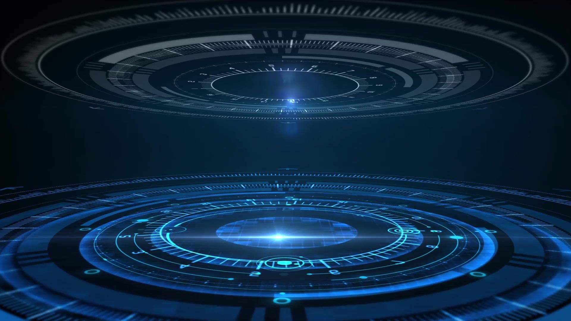 大气科技圆圈空间视频的预览图