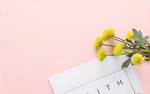 粉色雏菊的小清新文艺背景视频的预览图