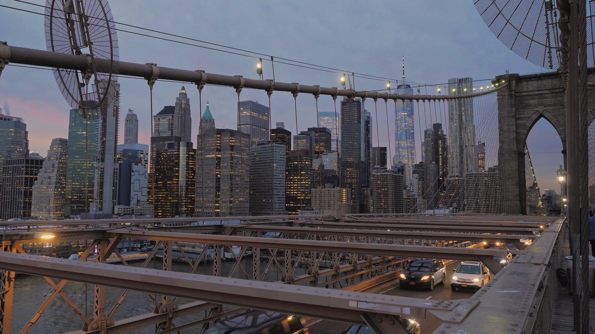 曼哈顿天线来自布鲁克林桥视频的预览图